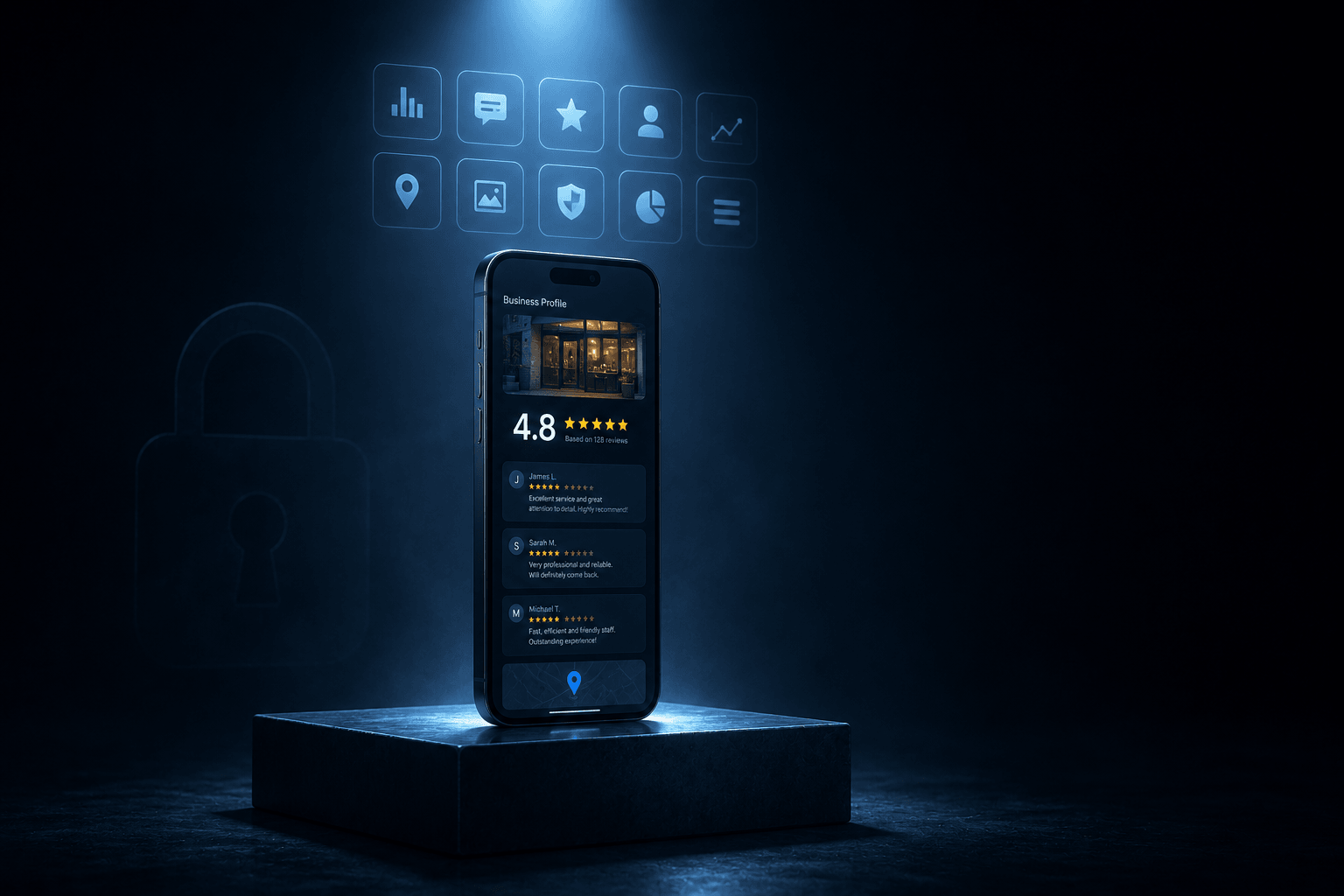 App Store review campaign background